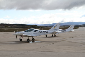 Aviones de la escuela de pilotos