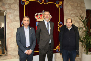 Óscar Alonso, Manuel Pérez Mateos y Enrique Bordallo