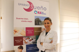 Dra. Paula Giménez Rodríguez en su consulta de sueño de HLA Vistahermosa.