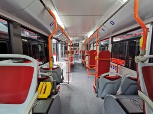 Interior de los nuevos autobuses urbanos