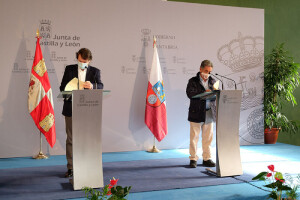 Firma del protocolo entre Cantabria y Castilla y León