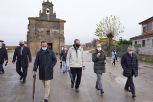 Visita del consejero de Cultura a Sasamón