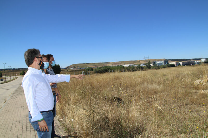 Parcela en la que se va a construir la subestación eléctrica