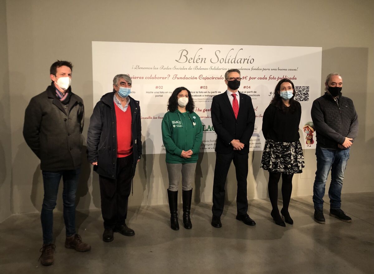 Inauguración del Belén artístico y  «Belén solidario» de la Fundación Cajacírculo
