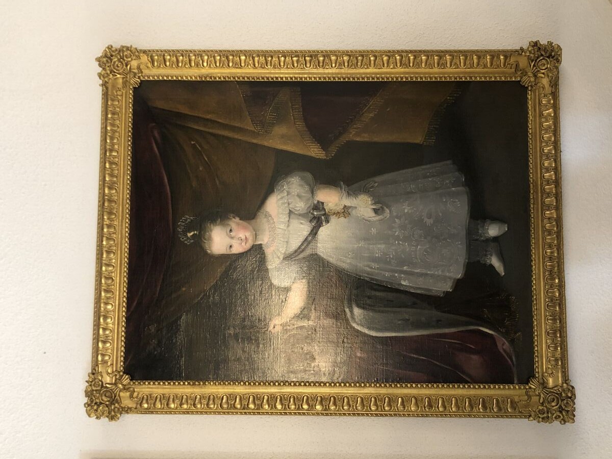 Retrato Isabel II de niña