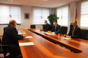 Reunión de los alcaldes con el Consejero de la Presidencia