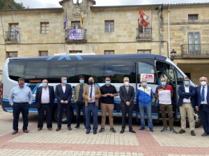 Presentación del Bono Rural, esta mañana en la localidad de Sedano