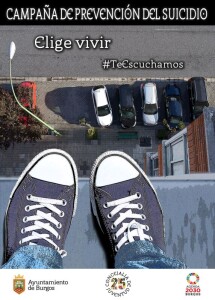 Campaña de prevención al suicidio "Elige vivir, te escuchamos"