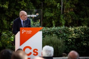 Francisco Igea en el acto de Cs de Valladolid