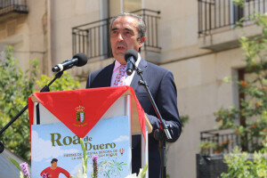 David Colinas en el Pregón de las fiestas de Roa