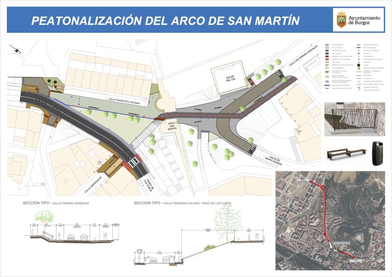 Peatonalización del Arco de San Martín