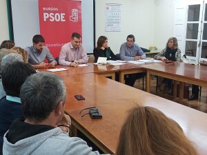 Reunión del PSOE en Briviesca