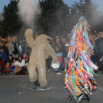 Zamarracos y cachibirrios en el desfile de Carnaval
