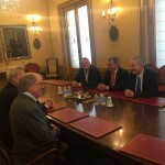 Reunión entre la Academia Sevillana de Buenas Letras y la Institución Fernán González