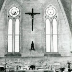 Interior iglesia Gamonal año 1962