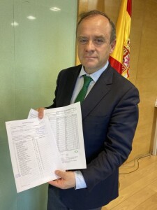 Fernando Martínez Acitores con la candidatura