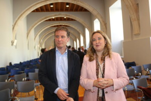 Borja Suárez y Cristina Ayala