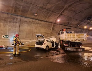 simulacro túnel Fuentebuena