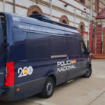 La Policía Nacional lleva su Vehículo Integral de Documentación al Centro Penitenciario de Burgos